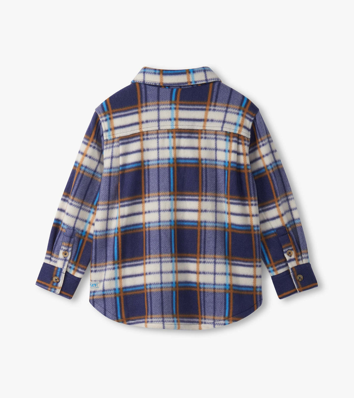 Boys Mountain Top Plaid Fleece Button-Up Shirt - Hatley Boys