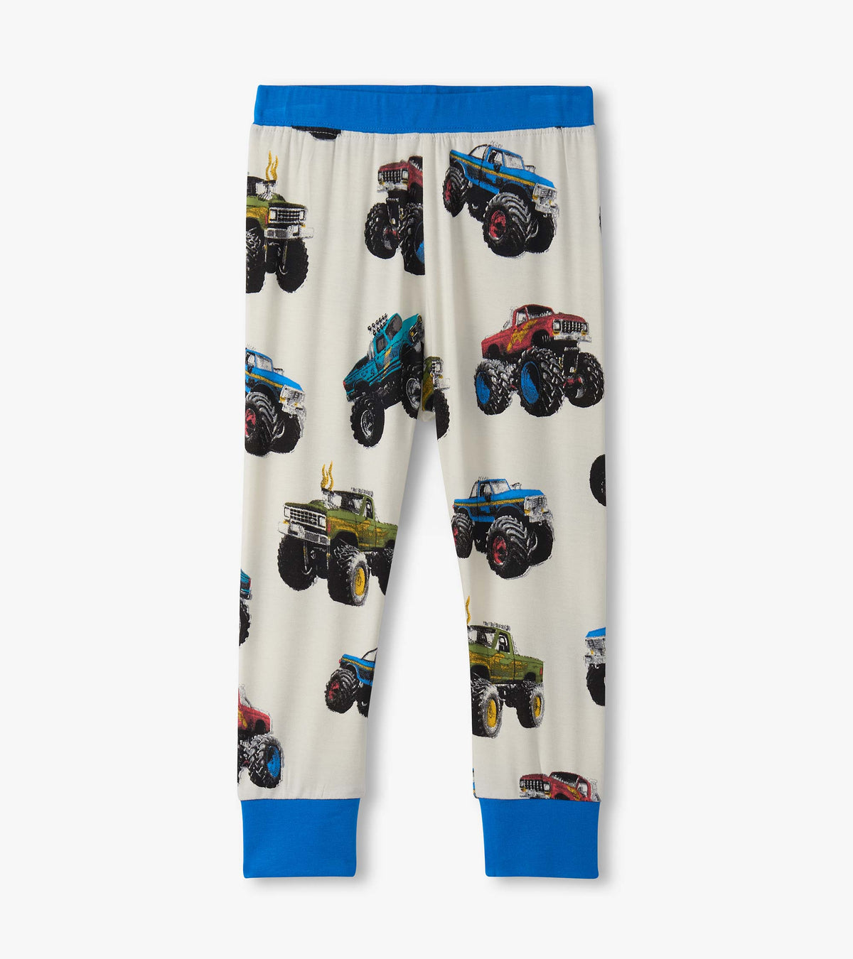 Boys Mega Monster Trucks Bamboo Pajama Set - Hatley Boys