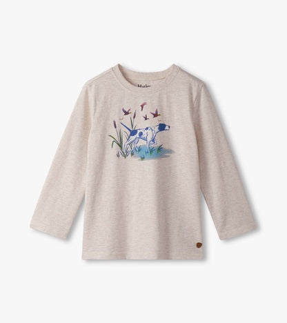 Boys Hunting Dogs Long Sleeve Graphic Tee - Hatley Boys