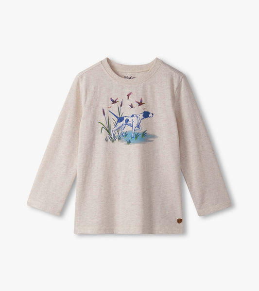 Boys Hunting Dogs Long Sleeve Graphic Tee - Hatley Boys