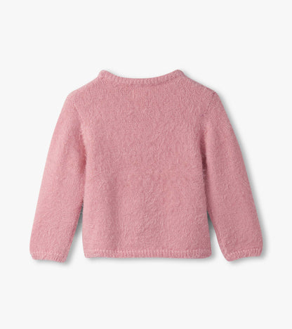 Baby & Toddler Girls Shiny Bow Furry Sweater - Hatley Baby & Toddler