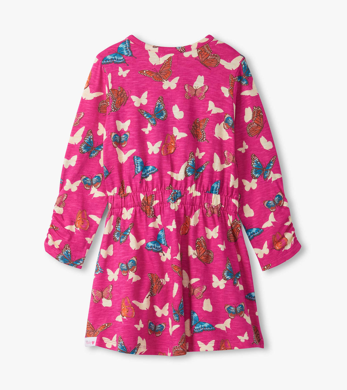 Girls Pop Out Butterflies Cinched Waist Dress - Hatley Girls