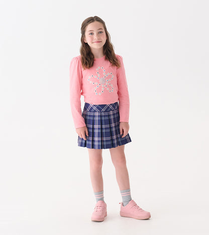 Girls Preppy Plaid Pleated Skirt - Hatley Girls