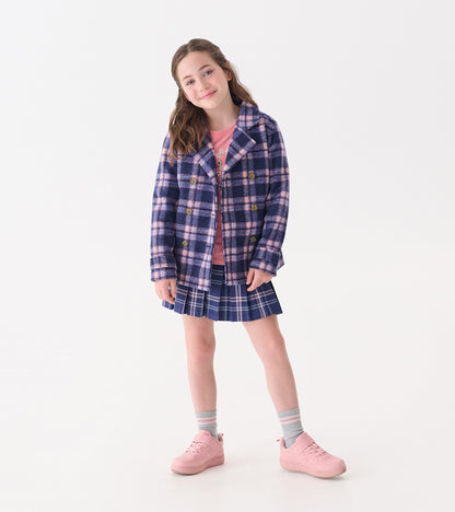 Girls Preppy Plaid Pleated Skirt - Hatley Girls