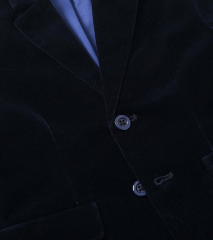 Boys Navy Velveteen Holiday Blazer - Hatley Boys