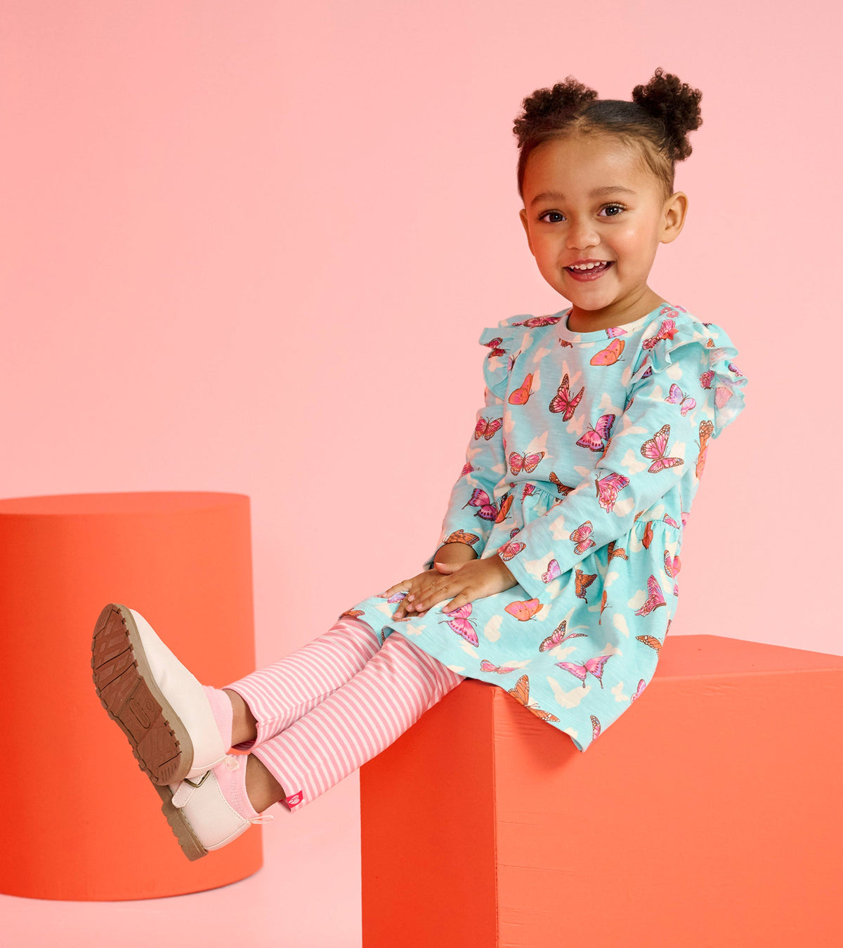 Baby & Toddler Girls Butterfly Ruffle Dress and Legging Set - Hatley Baby & Toddler