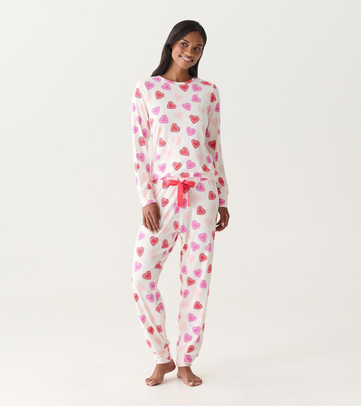 Women's Cut Out Hearts Pajama Set - Hatley Women