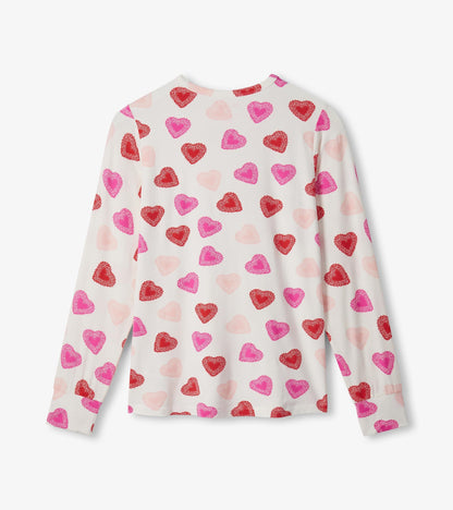 Women's Cut Out Hearts Pajama Set - Hatley Women