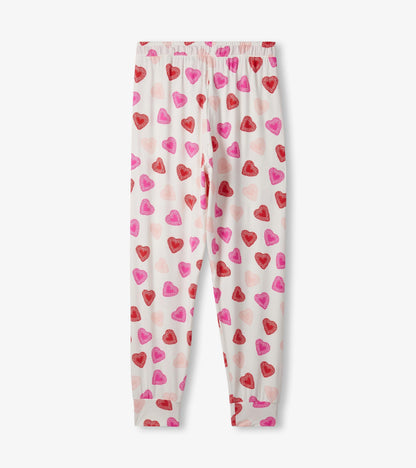Women's Cut Out Hearts Pajama Set - Hatley Women