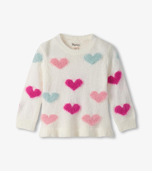 Baby & Toddler Girls Precious Hearts Pretty Sweater - Hatley Baby & Toddler