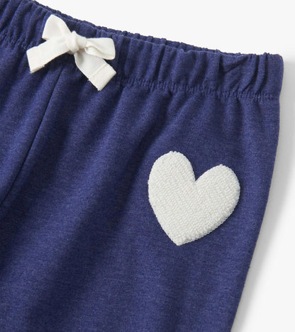 Girls Patriot Blue Baggy Track Pants - Hatley Girls