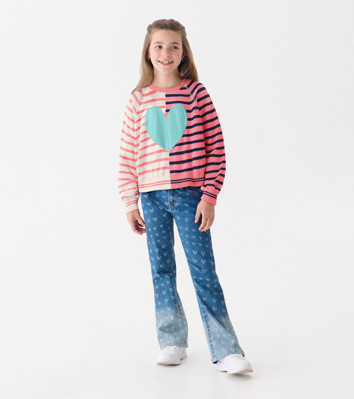 Girls Mixed Stripes Sweater - Hatley Girls