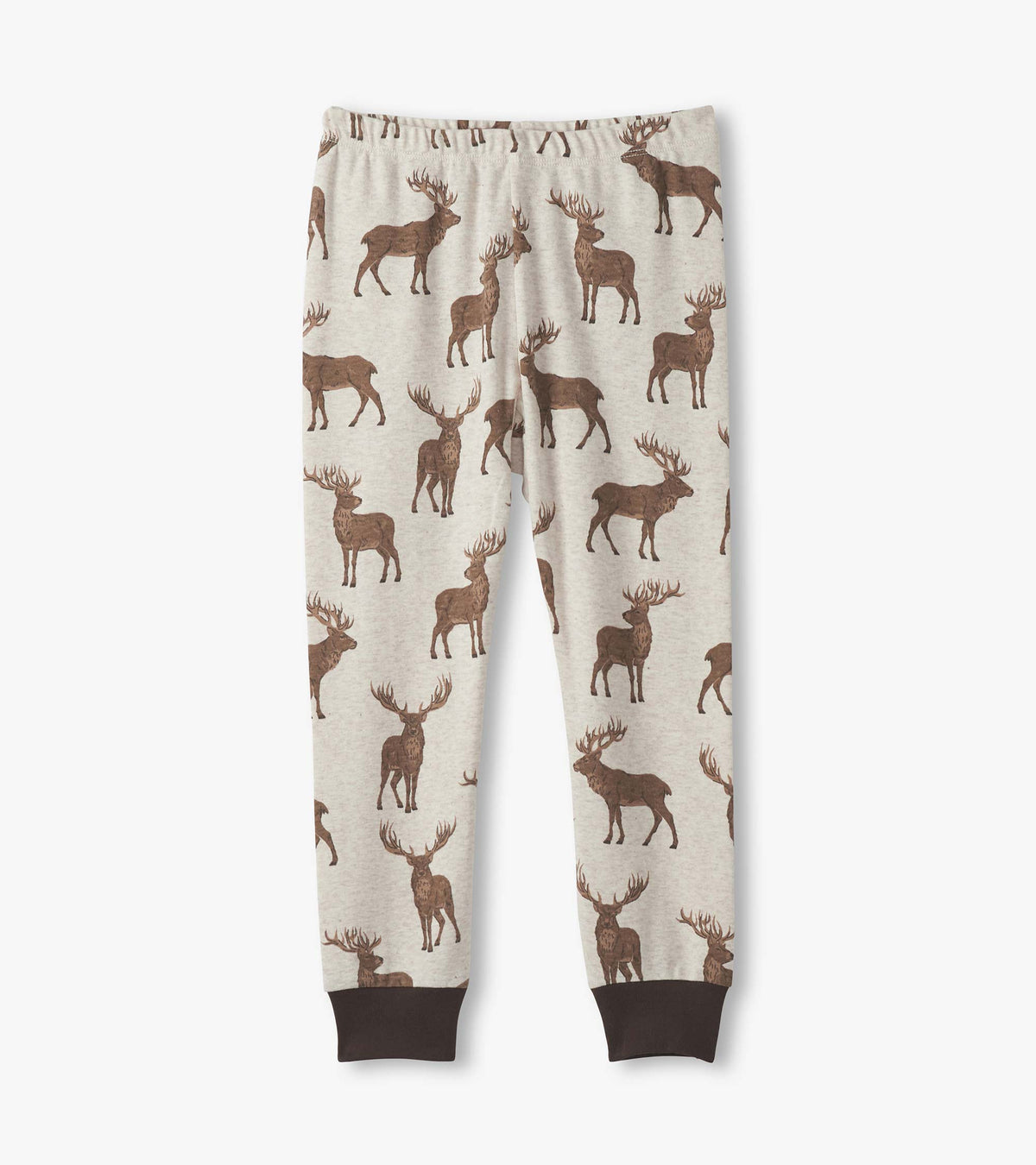 Boys Pine Brush Stags Cotton Pajama Set - Hatley Boys