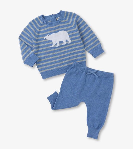 Baby Boys Polar Bear Pull On Sweater Set - Hatley Baby & Toddler