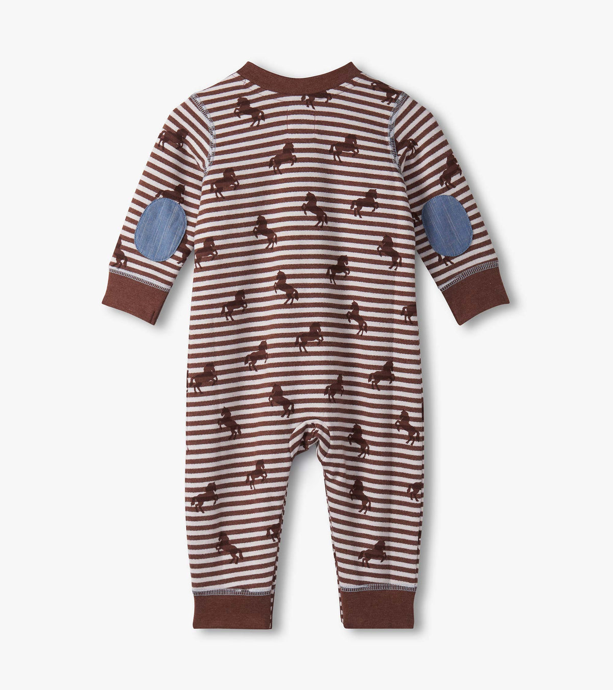 Baby Boys Ranch Horses Button Yoke Romper - Hatley Baby & Toddler