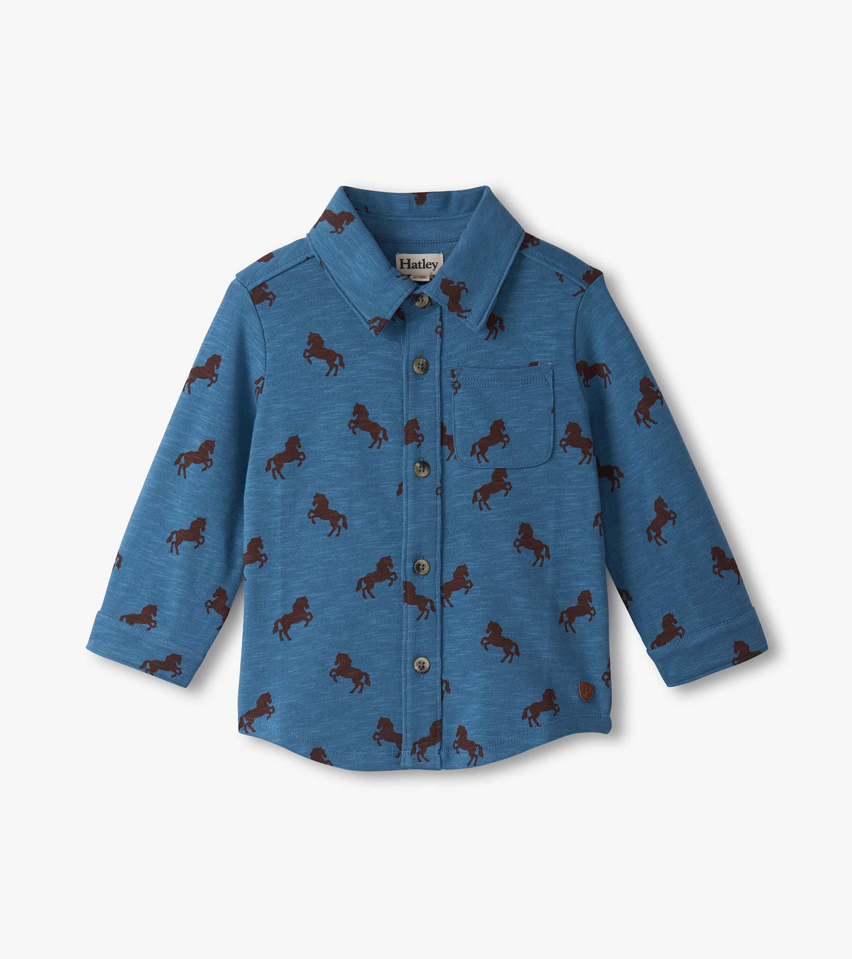Baby & Toddler Boys Ranch Horses Button Down Shirt - Hatley Baby & Toddler