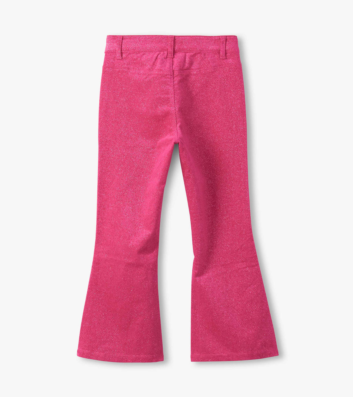 Girls Raspberry Rose Patch Pocket Flared Pants - Hatley Girls