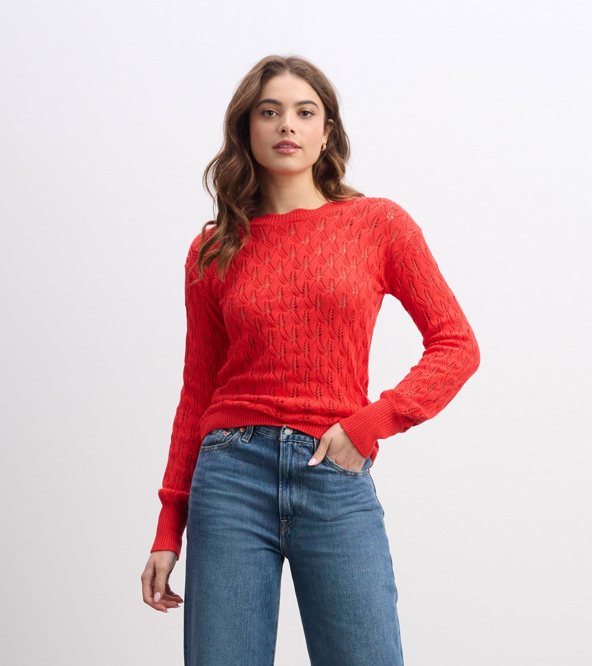 Iris Sweater - Ruby Red - Hatley Women