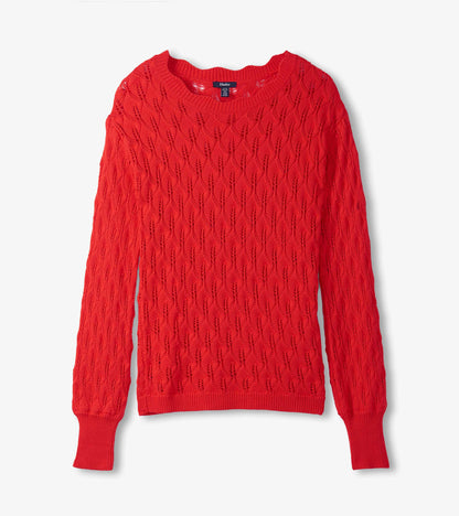 Iris Sweater - Ruby Red - Hatley Women