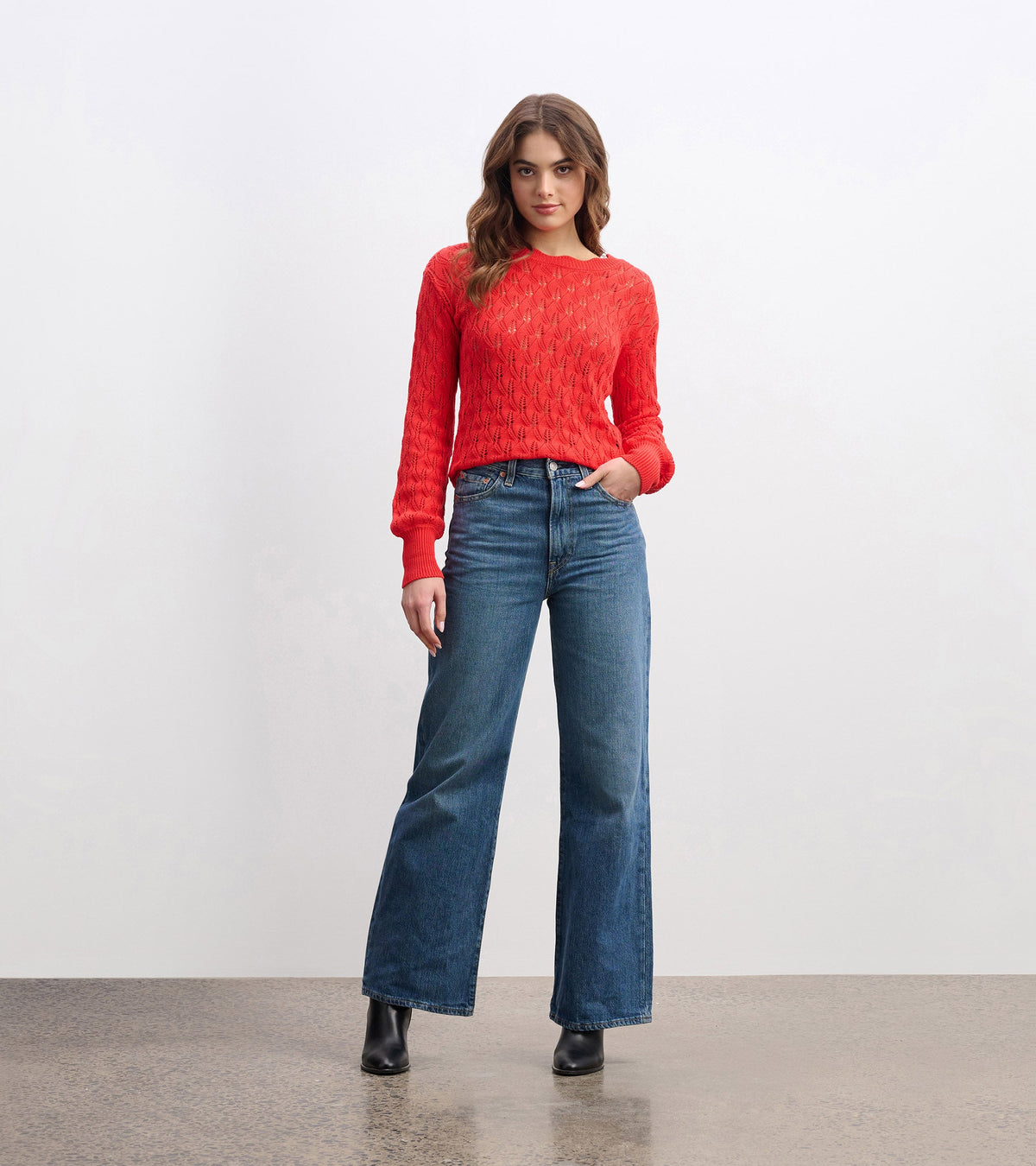 Iris Sweater - Ruby Red - Hatley Women