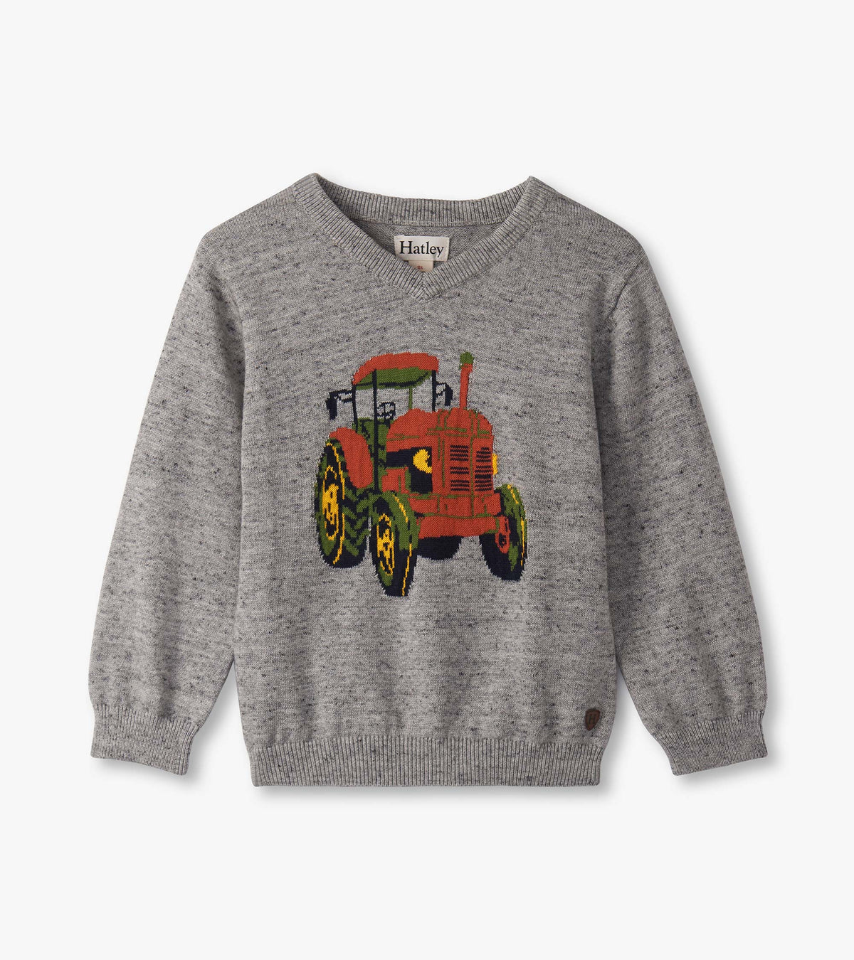Baby & Toddler Boys Tractor V-Neck Sweater - Hatley Baby & Toddler