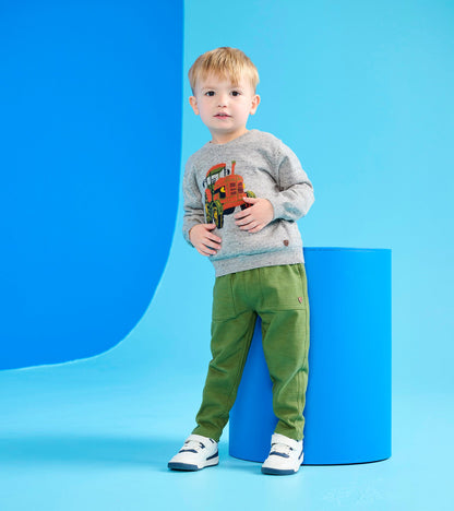 Baby & Toddler Boys Tractor V-Neck Sweater - Hatley Baby & Toddler