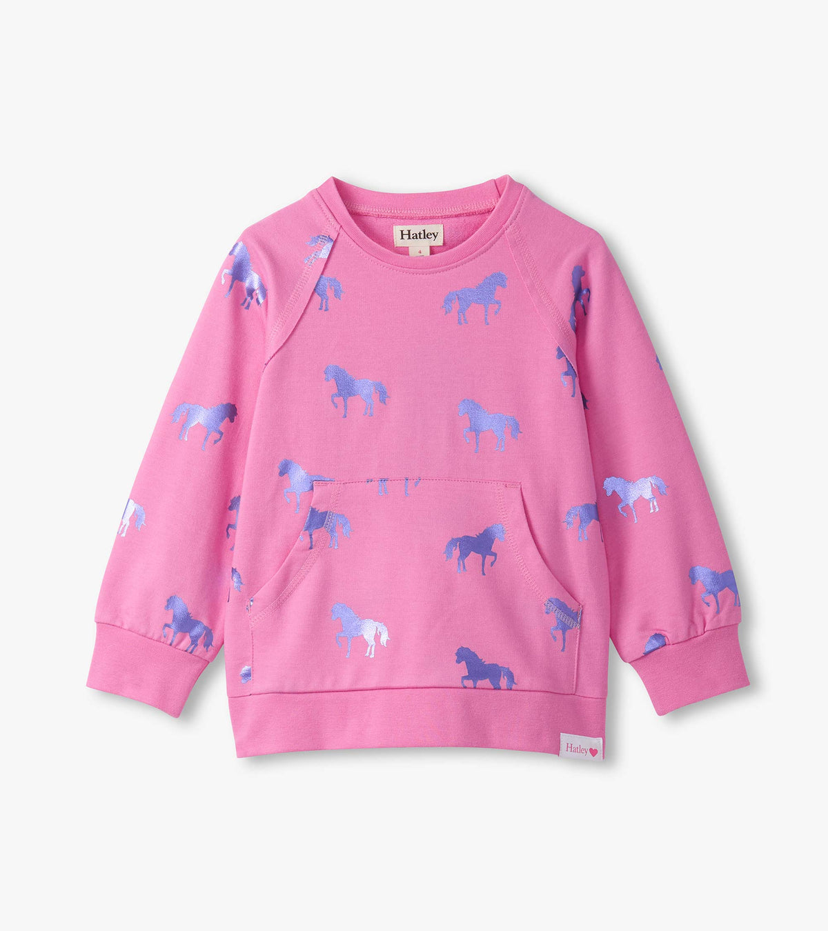 Girls Shimmer Horses Sweater - Hatley Girls