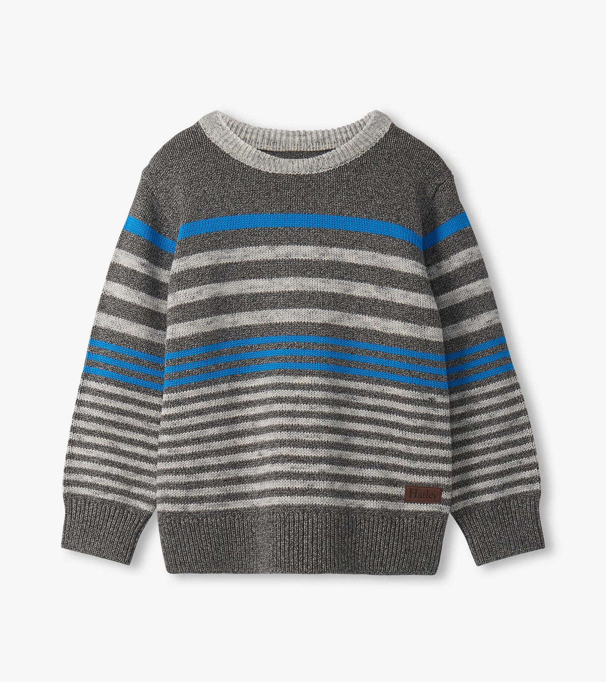 Boys Speckle Stripe Crew Neck Sweater - Hatley Boys