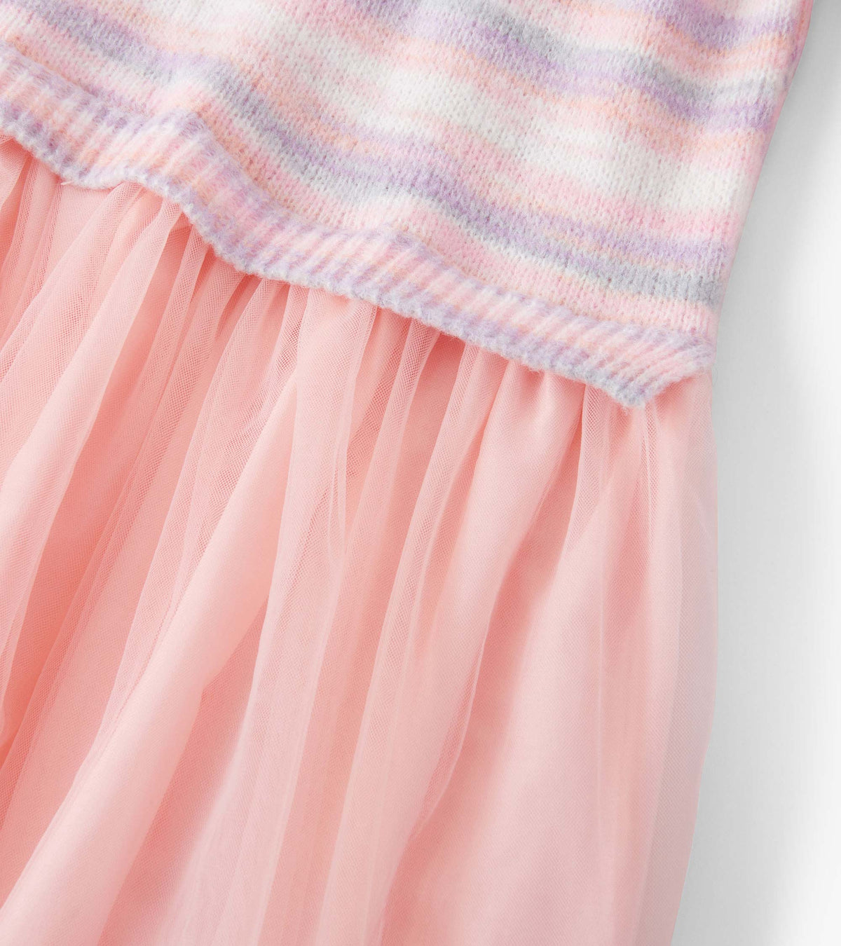 Girls Pastel Rainbow Fuzzy Mixed Skirt Dress - Hatley Girls