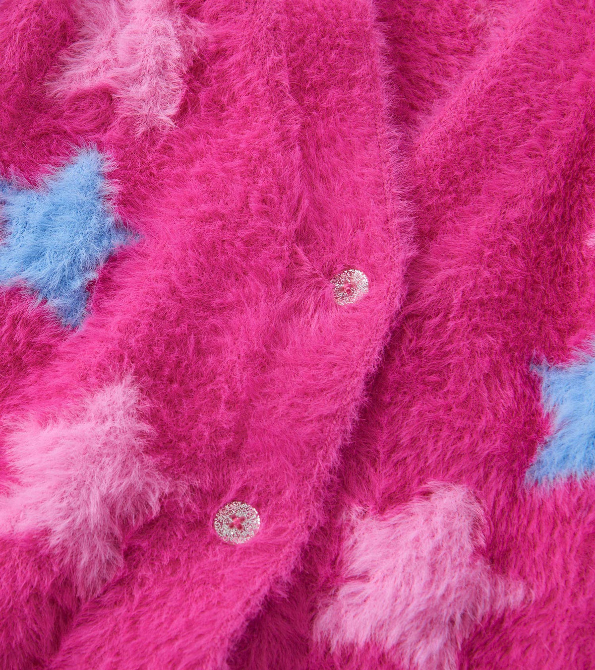 Girls Sparkling Star Fuzzy Cardigan - Hatley Girls