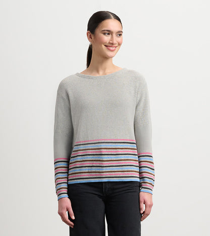 Devon Sweater - Autumn Stripes - Hatley Women