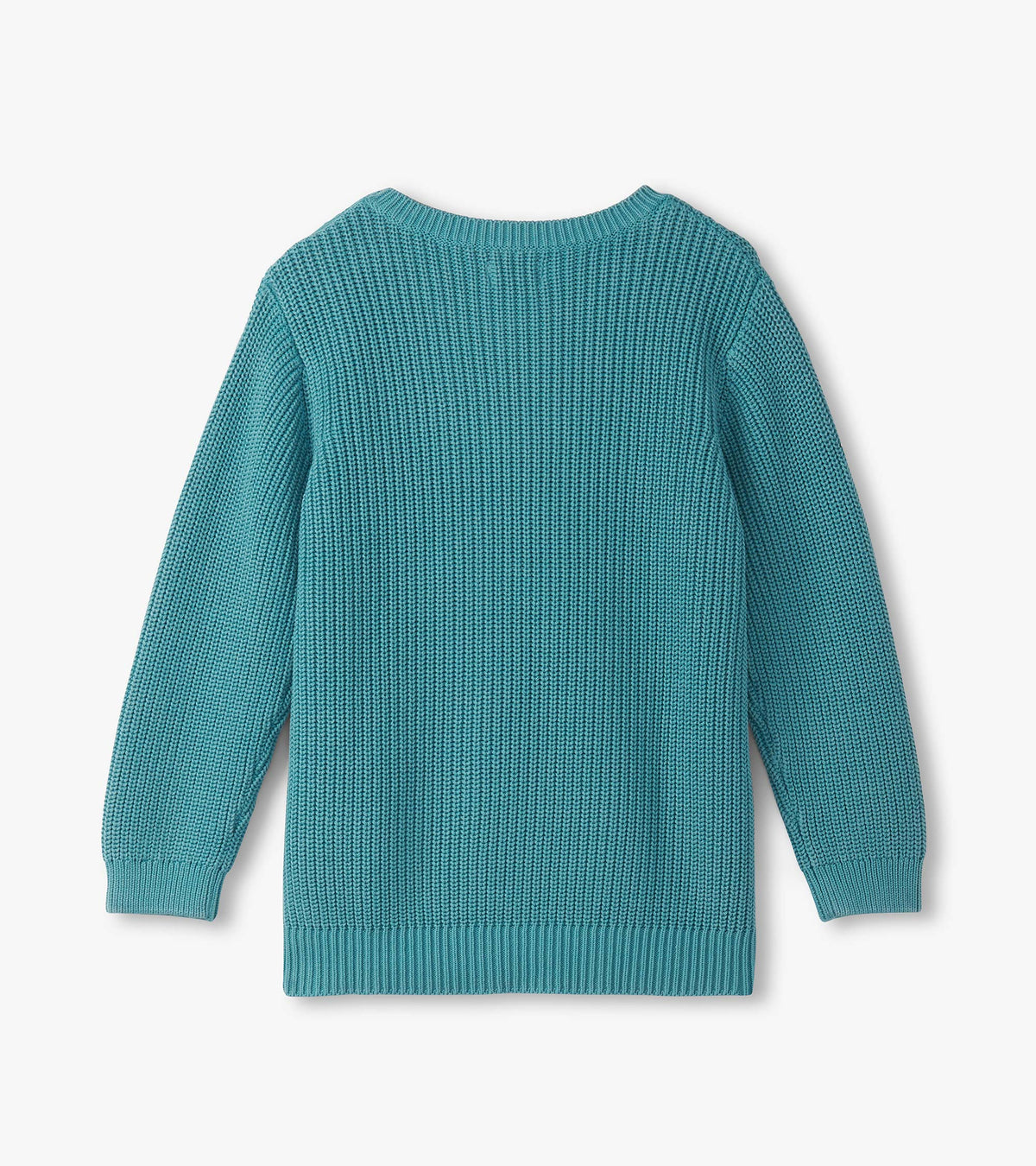 Boys Teal Button Neck Sweater - Hatley Boys