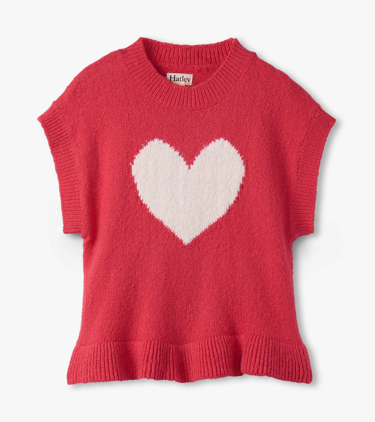Girls Red Everywhere Sweater Vest - Hatley Girls
