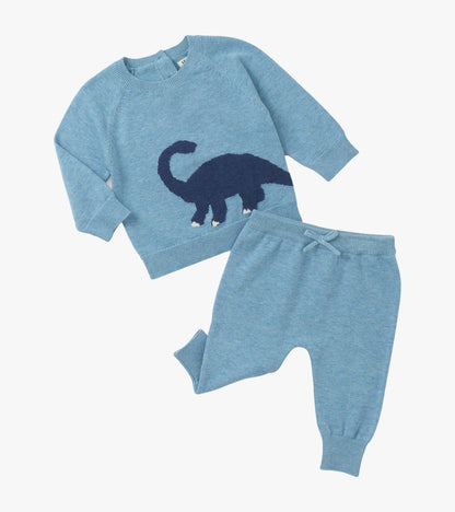 Baby Boys Dinosaur Pull On Sweater Set - Hatley Baby & Toddler
