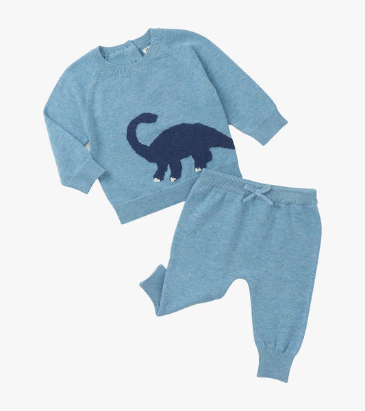 Baby Boys Dinosaur Pull On Sweater Set - Hatley Baby & Toddler
