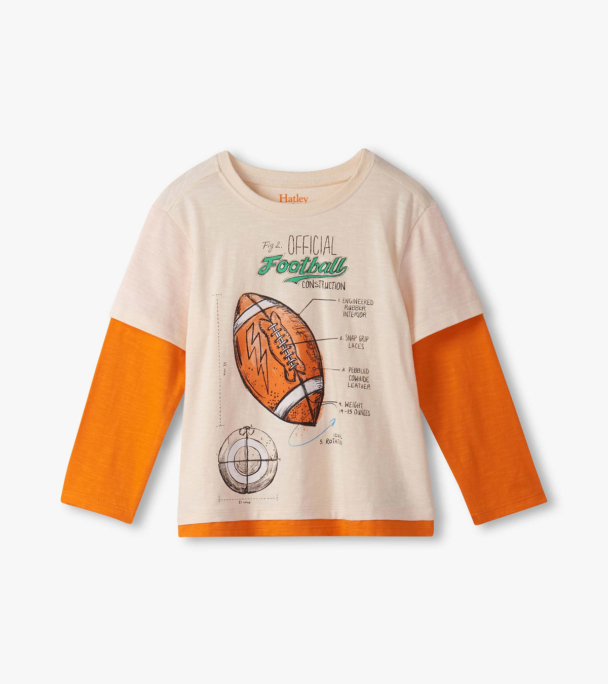 Boys Football Fooler Long Sleeve T-Shirt - Hatley Boys