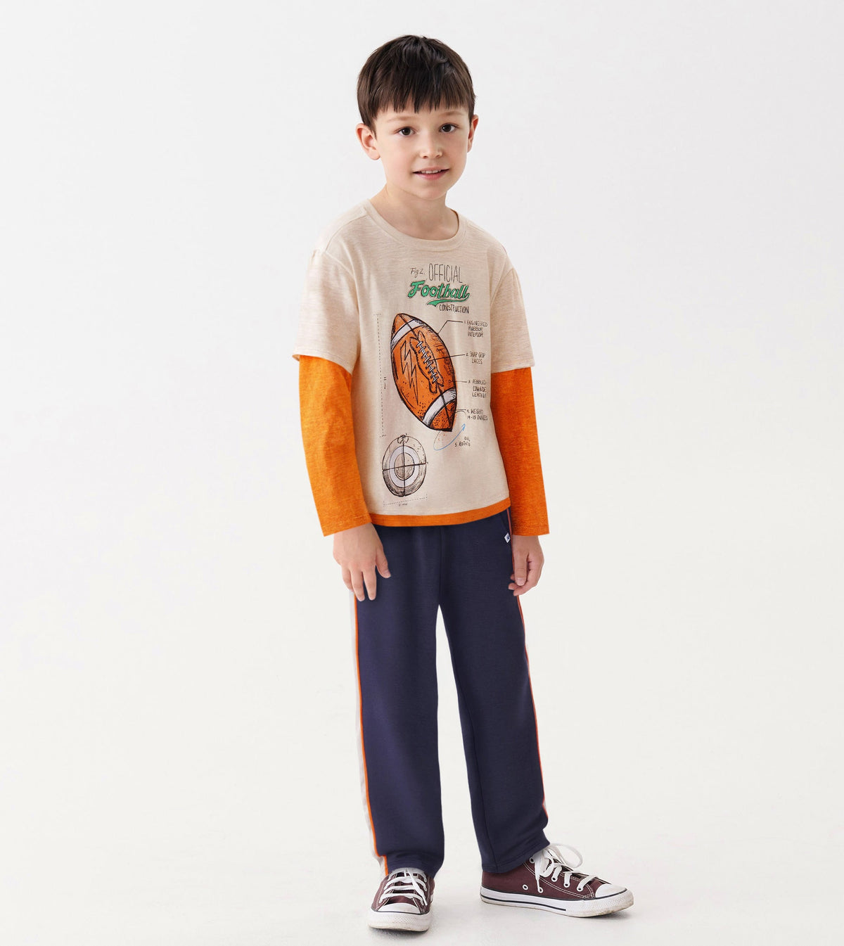 Boys Football Fooler Long Sleeve T-Shirt - Hatley Boys