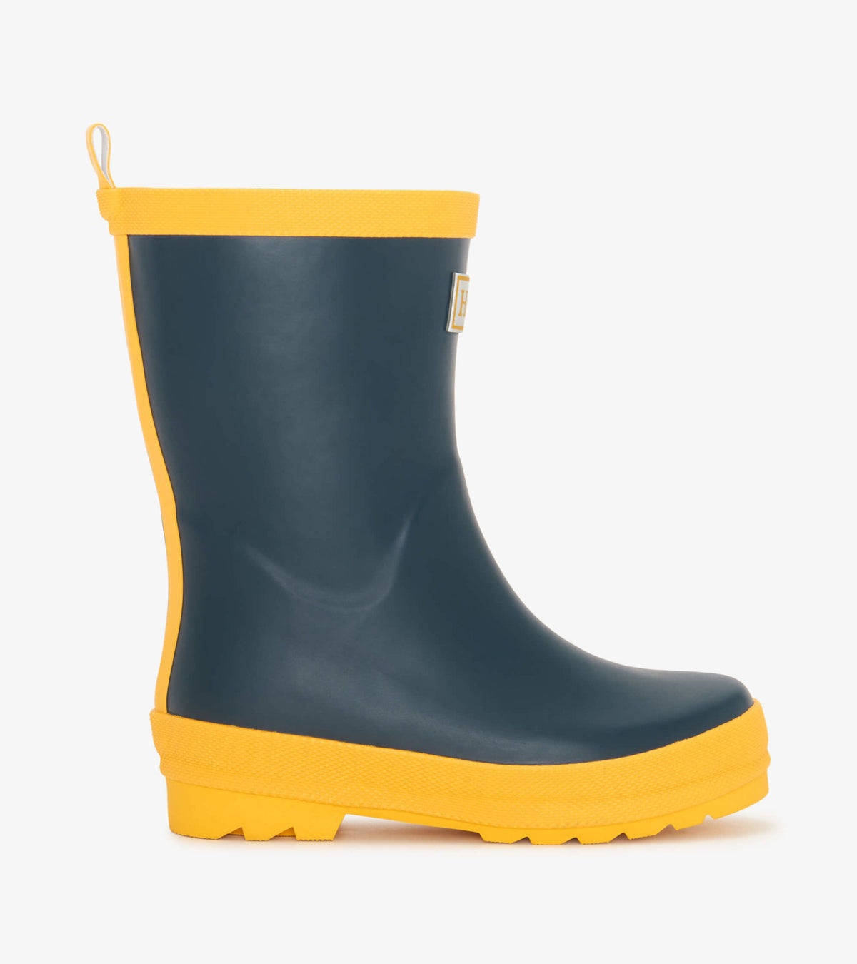 Kids Navy & Yellow Matte Rain Boots - Hatley Girls|Boys