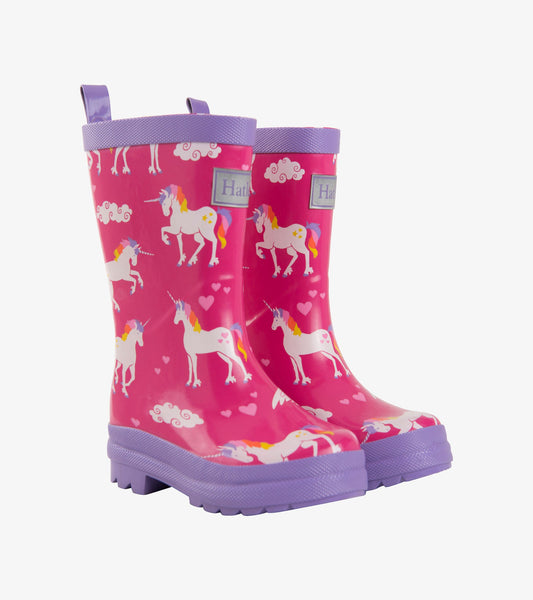 Rainbow Unicorns Rain Boots - Hatley Girls