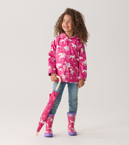Rainbow Unicorns Rain Boots - Hatley Girls