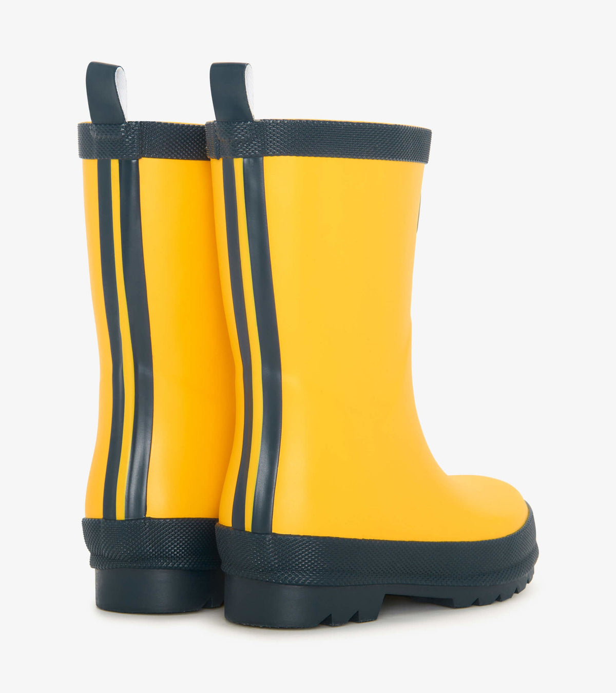 Kids Yellow & Navy Matte Rain Boots - Hatley Girls|Boys