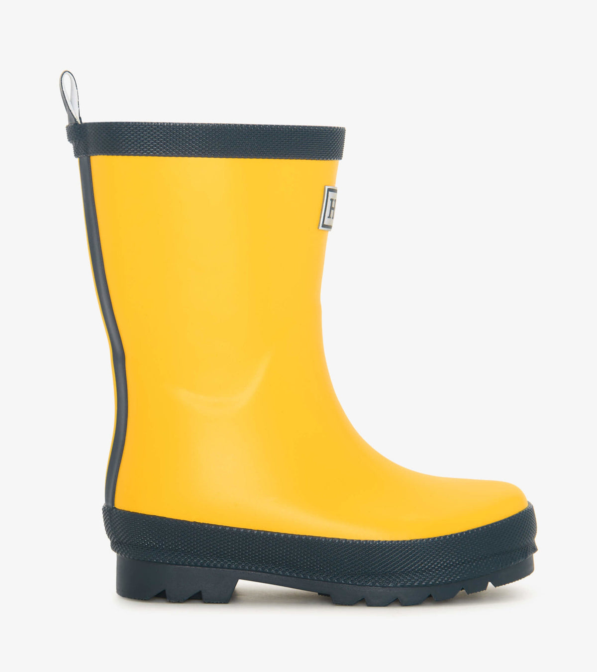 Kids Yellow & Navy Matte Rain Boots - Hatley Girls|Boys