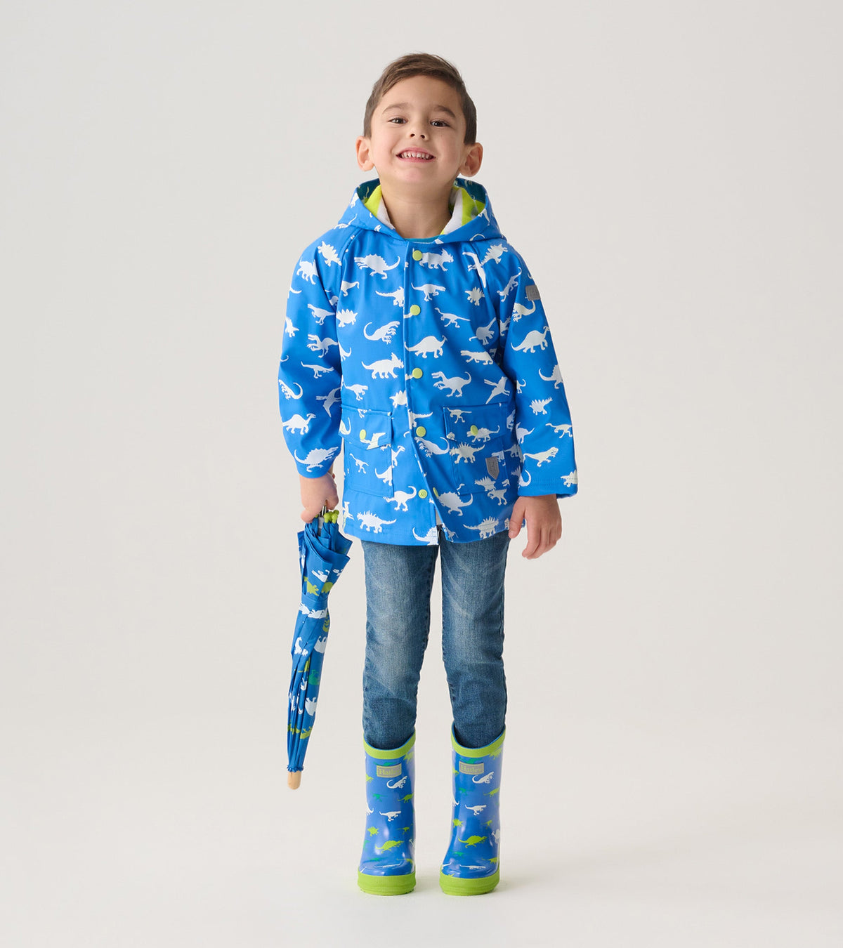 Color Changing Dinosaur Ménagerie Raincoat - Hatley Boys