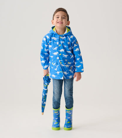 Color Changing Dinosaur Ménagerie Raincoat - Hatley Boys