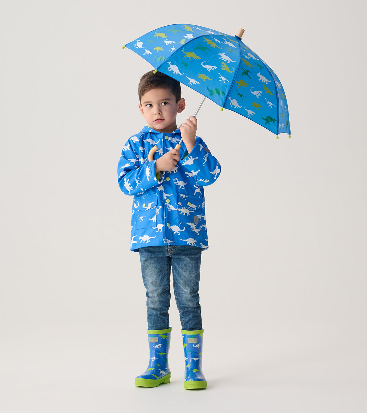 Color Changing Dinosaur Ménagerie Raincoat - Hatley Boys