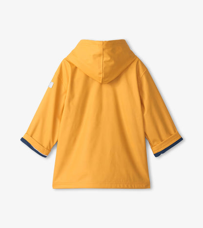 Kids Yellow Zip-Up Rain Jacket - Hatley Girls|Boys