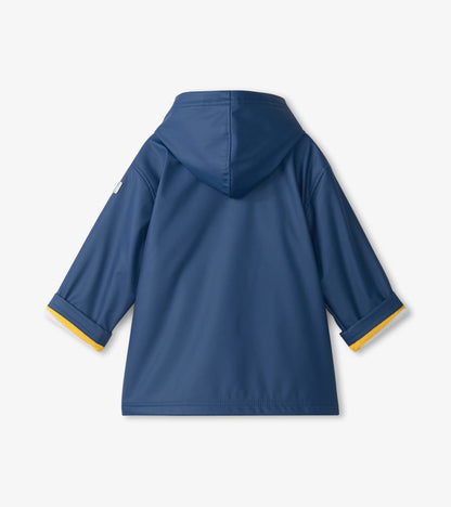 Kids Navy Zip-Up Rain Jacket - Hatley Girls|Boys