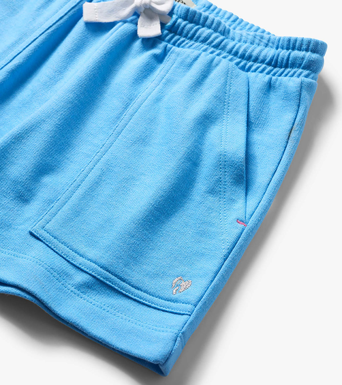 Girls Baby Blue Easy Basic Shorts - Hatley Girls