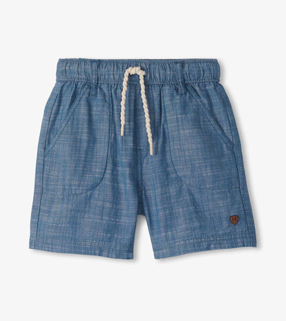 Boys Indigo Woven Shorts - Hatley Boys