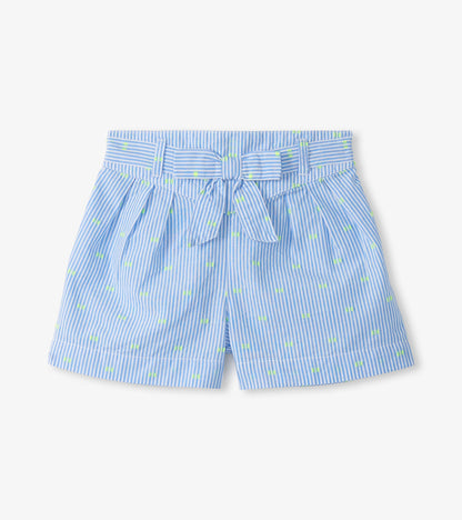 Girls Neon Dots Paper Bag Shorts - Hatley Girls